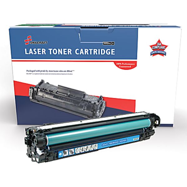 Picture of AbilityOne NSN6961581 650A Toner Cartridge&#44; Cyan - 15000 Page-Yield