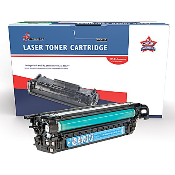 Picture of AbilityOne NSN6962210 646A Toner Cartridge&#44; Cyan - 12500 Page-Yield
