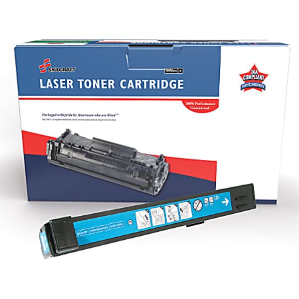 Picture of AbilityOne NSN6962215 824A Standard Yield Toner Cartridge&#44; Cyan - 21000 Page-Yield