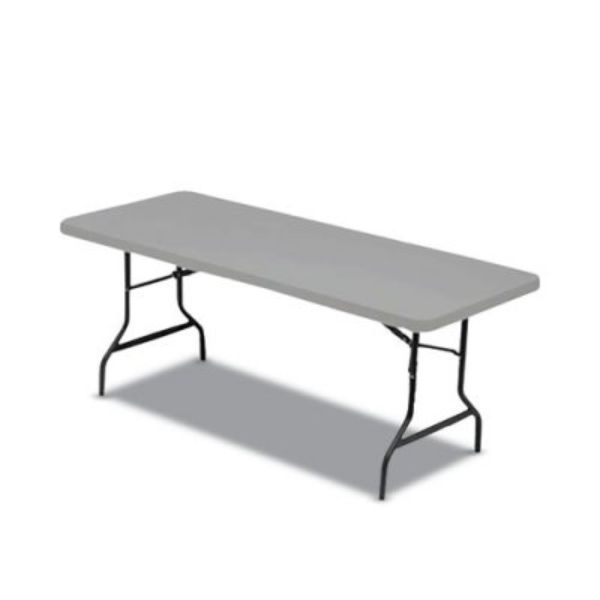 Picture of AbilityOne NSN6976846 72 x 30 x 29 in. Blow Rectangular Molded Folding Table&#44; Gray