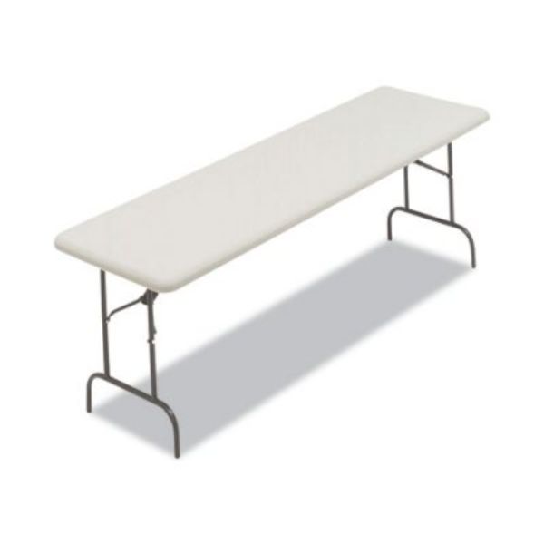 Picture of AbilityOne NSN6976847 96 x 30 x 29 in. Blow Rectangular Molded Folding Table&#44; Gray