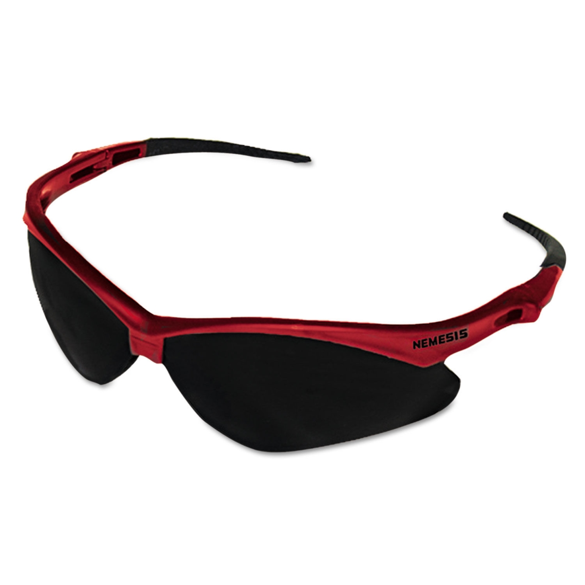 KCC22611 Red Frame Smoke Lens Safety Glasses