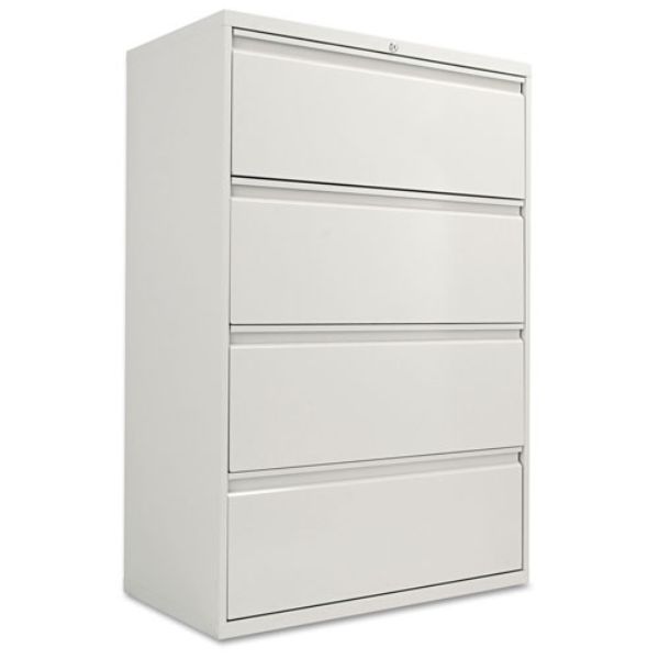 Picture of Alera ALEHLF3654LG 36 in. File Lateral 4 Drawer Cabinets&#44; Light Gray