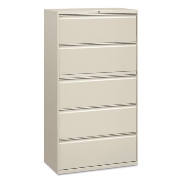 Picture of Alera ALEHLF3667LG 36 in. Letter Size 5 File Drawer&#44; Light Gray
