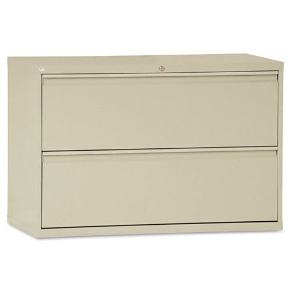 Picture of Alera ALEHLF4229PY 42 in. File Lateral 2 Drawer Cabinets&#44; Putty