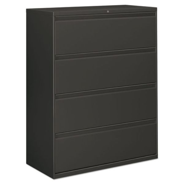 Picture of Alera ALEHLF4254CC 42 in. letter Size 4 Drawer File&#44; Charcoal
