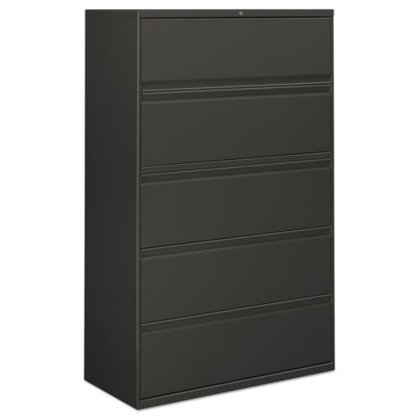 Picture of Alera ALEHLF4267CC 42 in. Letter Size 5 Drawer File Drawer&#44; Charcoal
