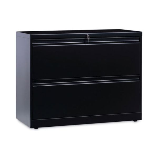 Picture of Alera ALEHLF3629BL 36 in. File Lateral 2 Drawer Cabinets&#44; Black