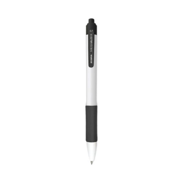0.7 mm Retractable Gel Pen, Black - Pack of 12
