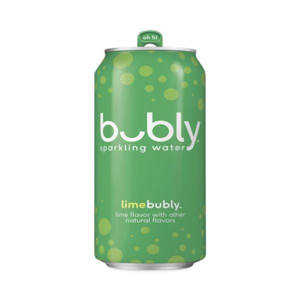 Picture of Bubly BUYPEP17144 12 oz Flavored Sparkling Water&#44; Lime - 24 per Case