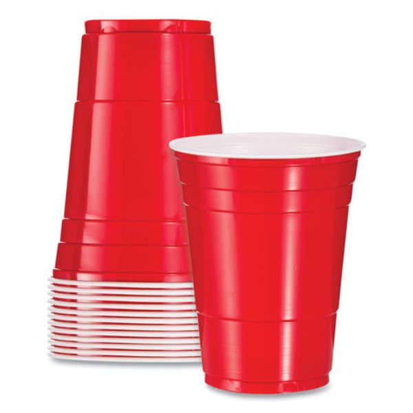Picture of Solo SCCY16120001 16 oz Solo Party Cup, Red