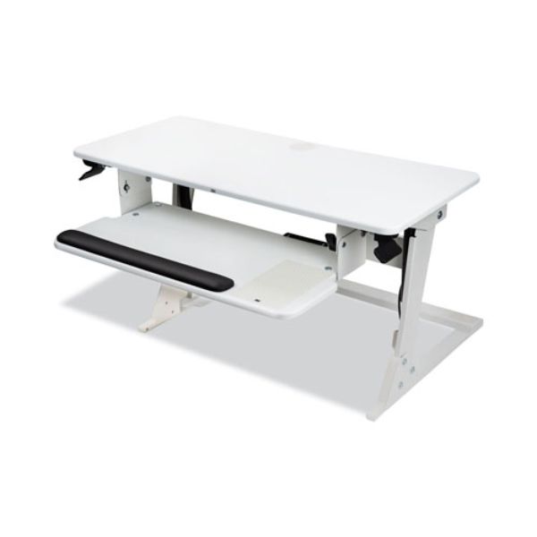 Picture of 3M MMMSD60W Adjustable Height Standing Desk&#44; White