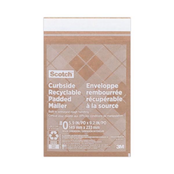 Picture of 3M MMMCR01 Recyclable Envelope Mailer&#44; Brown
