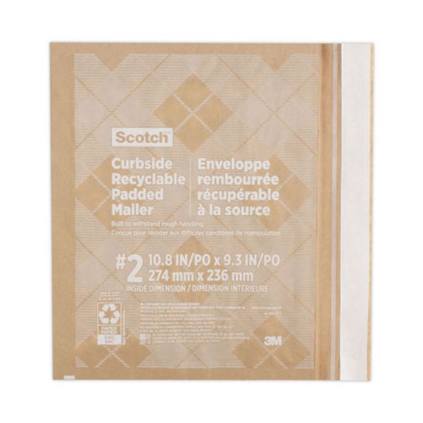 Picture of 3M MMMCR21 Recyclable Envelope Mailer&#44; Brown -100 per Case