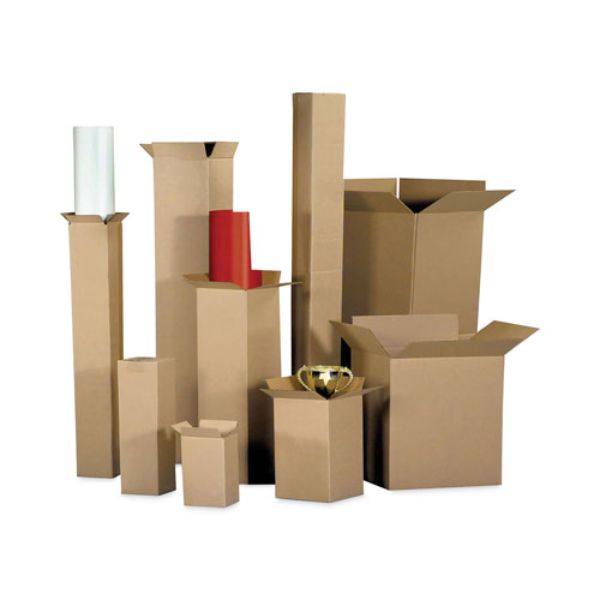 Picture of Coastwide Professional CWZ29406 12 x 12 x 24 in. Fixed-Depth Shipping Boxes - 25 per Bundle