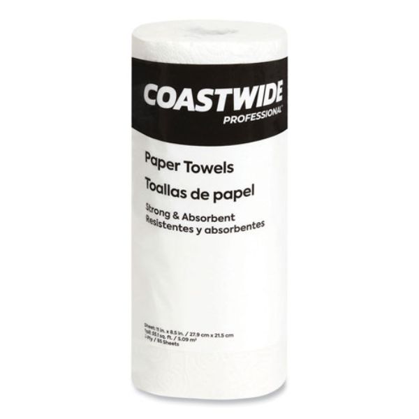 Picture of Coastwide Professional CWZ21810CT 2-Ply Kitchen Roll Paper Towels - 85 per Roll - 30 Rolls per Case