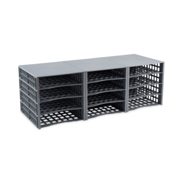 Picture of Advantus AVT39412 Snap Configurable Tray System Cabinet&#44; Gray - 12 per Pack