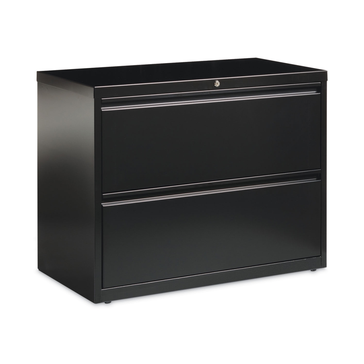 HID14983 36 in. 2 Door Lateral File Cabinet, Black
