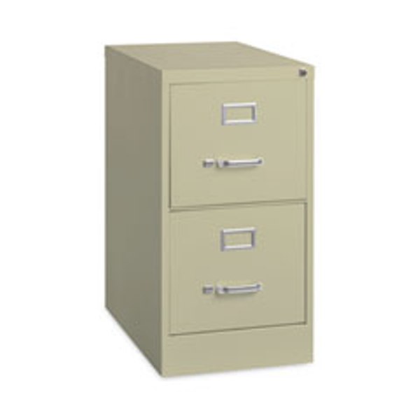 15 x 22 x 28.37 in. Vertical Letter File Cabinet with 2 Letter-Size File Drawers, Putty -  KD Cajonera, KD3757757