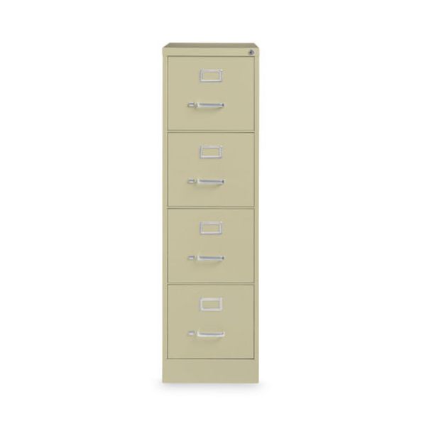 22 in. 4 Door Lateral Vertical Cabinet, Putty