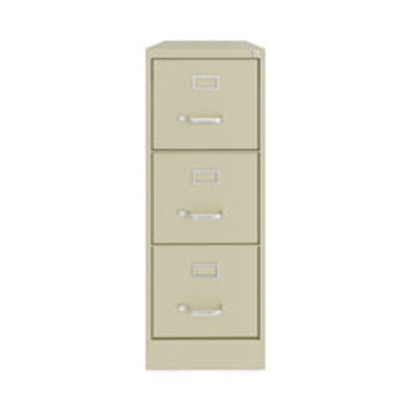 15 x 22 x 40.19 in. Vertical Letter File Cabinet with 3 Letter-Size File Drawers, Putty -  KD Cajonera, KD3201020