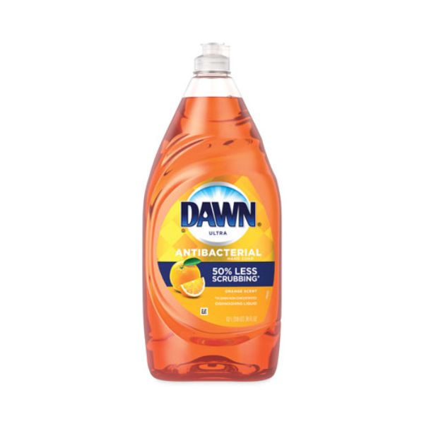 Picture of Procter & Gamble PGC01659 38 oz Ultra Antibacterial Dishwashing Liquid&#44; Orange Scent - 8 per Case