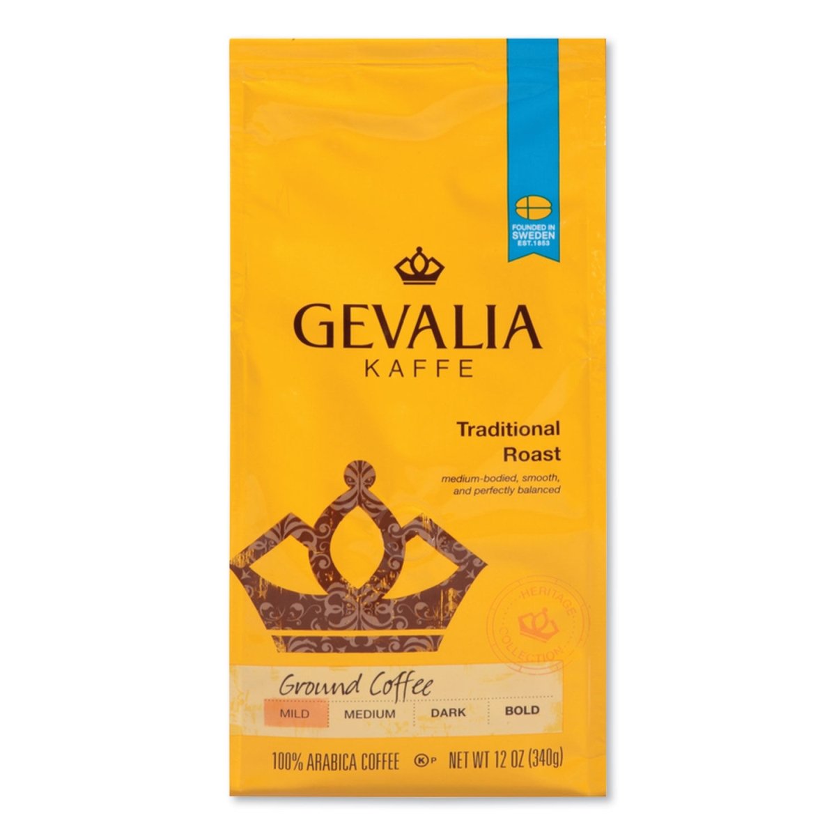 Picture of Gevalia GEVGEN04351 12 oz Ground Traditional Roast Coffee