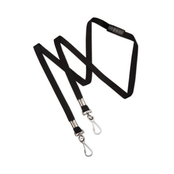 Picture of Abilityone NSN6988429 8455016988429 Face Mask Lanyards&#44;Black