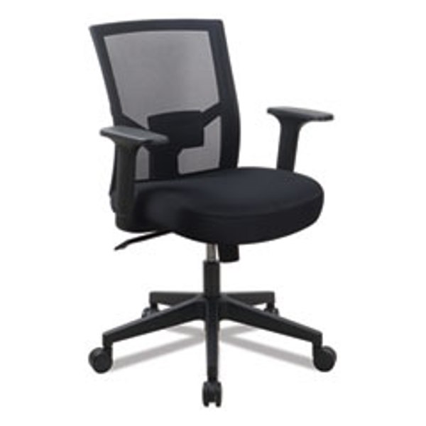Picture of Alera Scandinavian ALEWS42B17 17.32 - 21.1 in. Workspace Mesh Back Fabric Task Chair, Black