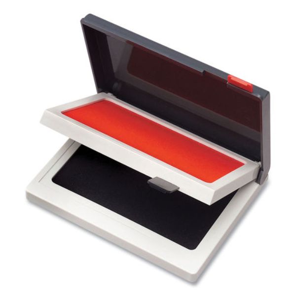 Picture of Consolidated Stamp CSC090468 Felt Pad Stamp&#44; Black & Red