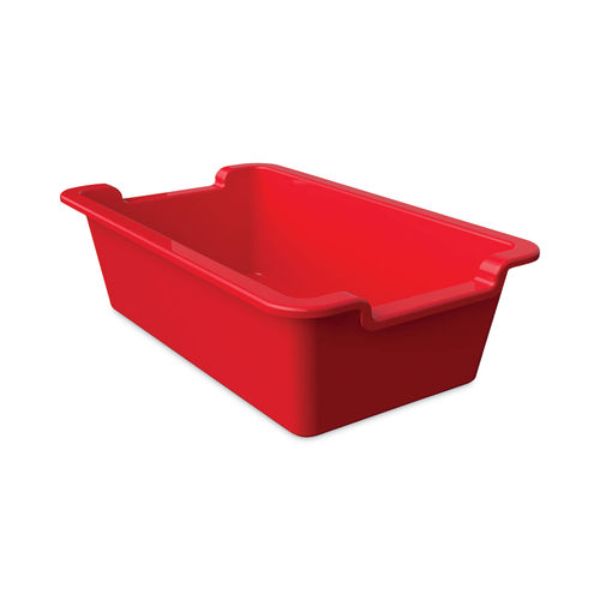 Picture of Deflecto DEF39510RED Rectangle Storage Red Bin