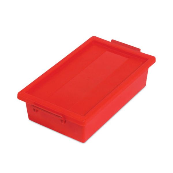 Picture of Deflecto DEF39513RED 2.5 qt. Red Storage Tote