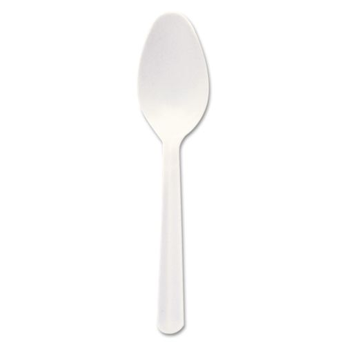 Picture of DCC S5BW 5 in. Polypropylene Cutlery Teaspoon, White