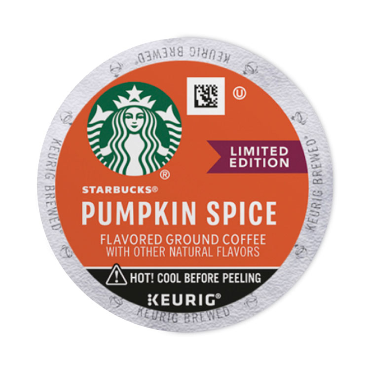Picture of Keurig Green Mountain SBK12412028CT Starbucks Pumpkin Spice Coffee - K-cups - 22 per Box - 4 Box per Case