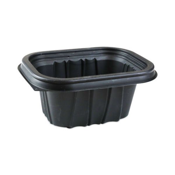 Picture of Pactiv PCTYCNB6X412000 EarthChoice Entree2Go Takeout Container - 12 oz - 6 x 4 in. - Black - Plastic - Pack of 600
