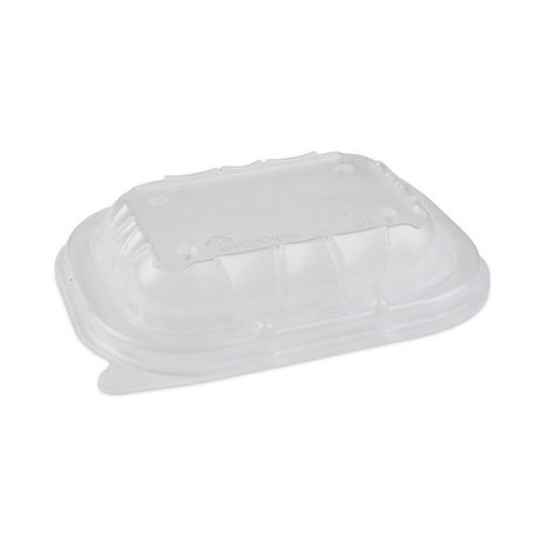 Picture of Pactiv PCTYCNV6X4PPDL Earthchoice Entree2go Takeout Container Vented Lid, 5.65 x 4.25 x 0.93 in. - Plastic, Clear