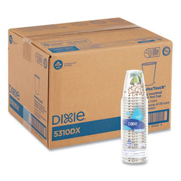 Picture of Dixiefood DXE5310DX 10 oz Perfectouch Paper Hot Cups - 500 Count