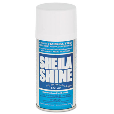 Picture of Sheila Shine SSCA10 10 oz Low Voc Stainless Steel Cleaner & Polish Can