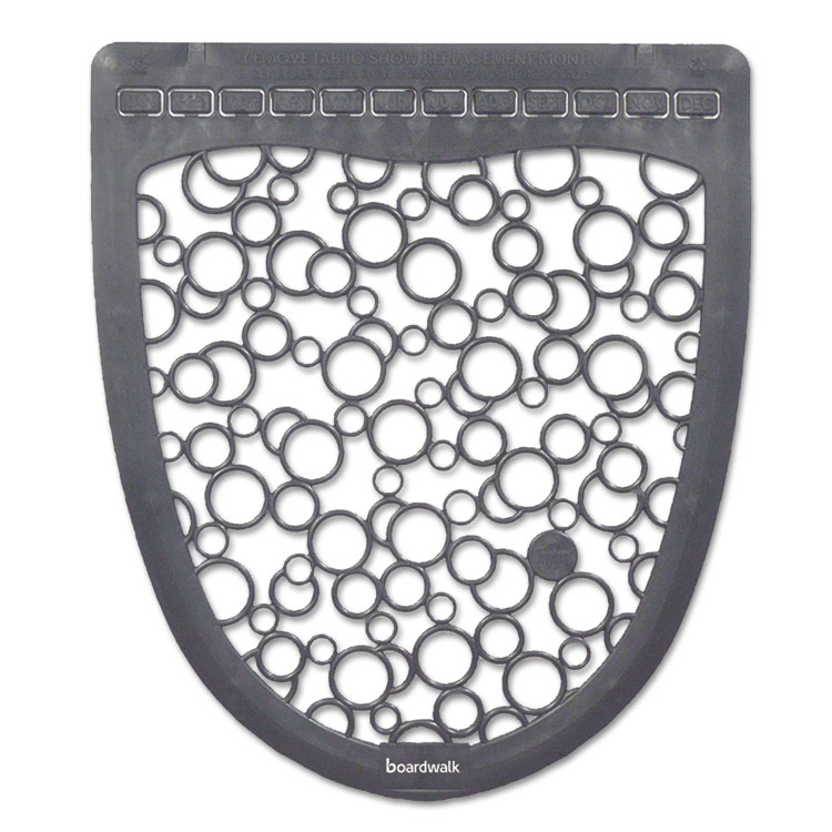 Picture of Boardwalk UMGW 17.5 x 20 in. Urinal Mat 2.0 - Rubber&#44; Gray & White