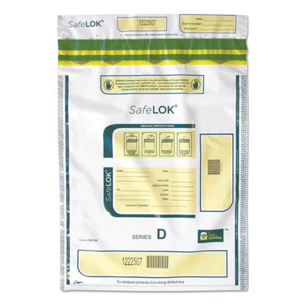 Picture of Controltek CNK585094 Series D Deposit Bags - 12 x 16 in. - White - Pack of 100