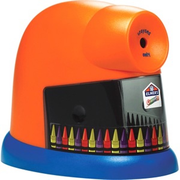 6.1 x 4.6 x 7.9 in. Crayonpro Electric Sharpener - Orange
