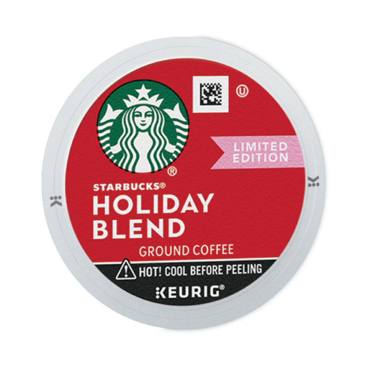 Picture of Starbucks SBK12412029CT Holiday Blend Coffee - K-cups - 22 per Box - 4 Box per Case
