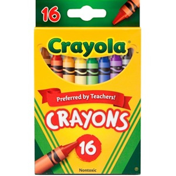 3.6 in. Regular Crayon Sets - Set of 16