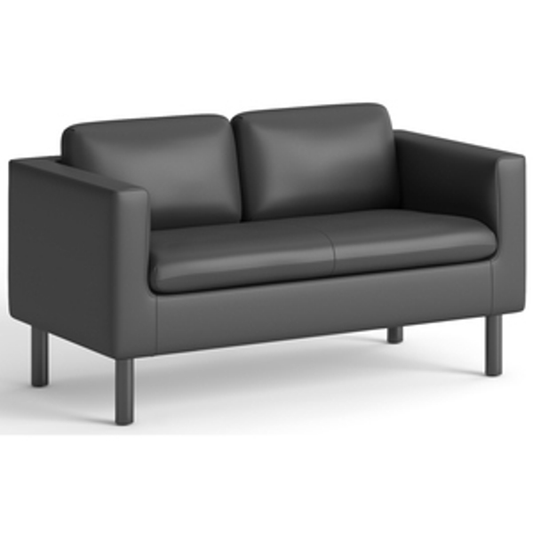 53.5 x 26.8 x 29 in. Parkwyn Loveseat - Black