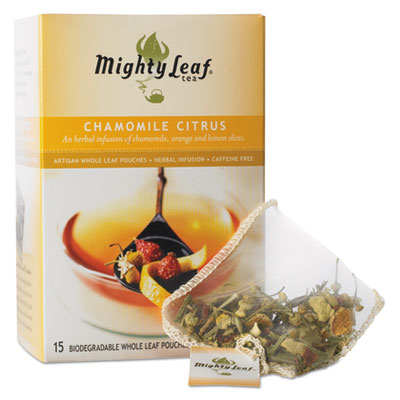 Picture of MIGHTY LEAF TEA CO MLC40001 Whole Leaf Tea Pouches, Chamomile Citrus