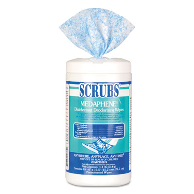 ITW96365 Medaphene Disinfectant Wipes - Citrus, 8 x 7 in.