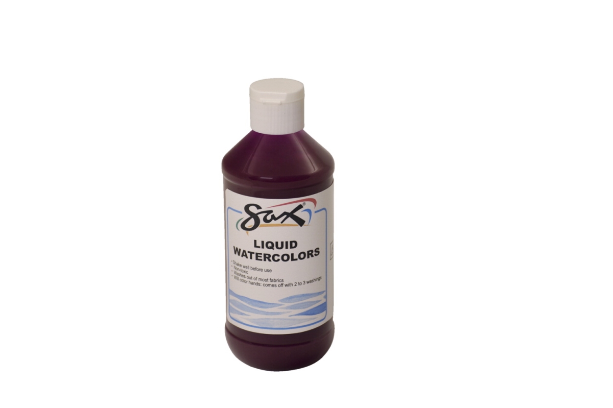 Picture of SAX 1567853 8 oz Washable Liquid Watercolor Paint&#44; Red-Violet