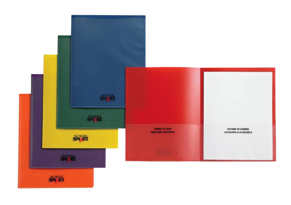 Take Home Heavy-Duty Folder, Assorted - Set of 24