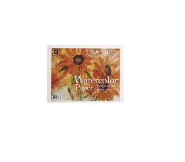 Picture of Jack Richeson 1540149 9 x 12 in. Watercolor Paper, 50 Sheets - 135 lb
