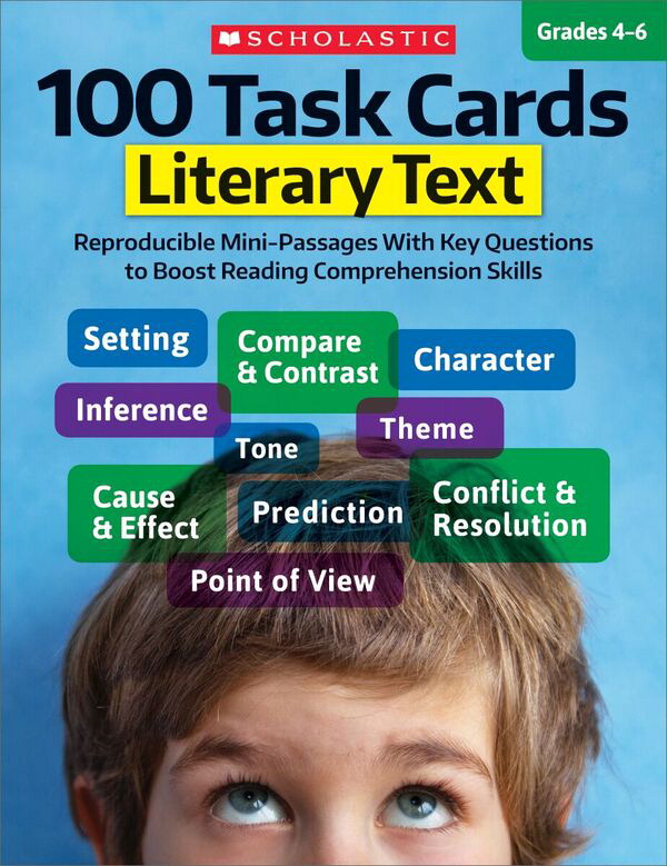 Picture of Scholastic 1591708 100 Task Cards - Literary Text